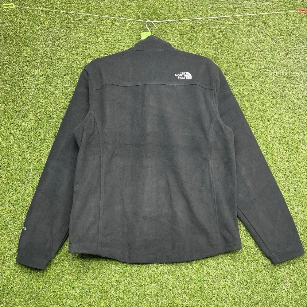 The North Face Apex Jacket Mens Medium Barrier Soft Shell Windwall Black Outdoor